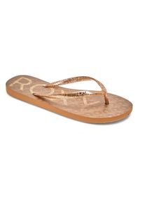 Sandale Roxy "Viva Sparkle", Damen, Gr. 9(40), braun (bronze), Obermaterial:Obermaterial: 98% Synthetikmaterial, 2% Metall / Futter: 100% Synthetikmaterial / Au&szlig;ensohle: 100% Moosgummi;, Schuhe Sandale