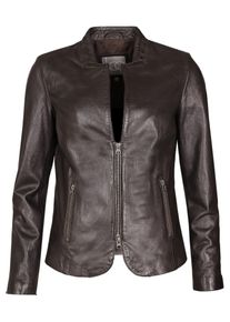 Lederjacke JCC "Lederjacke Lida", Damen, Gr. 38, braun, Obermaterial: 100% Lammnappaleder LANA. Futter: 100% Polyester PES., Jacken Lederjacke