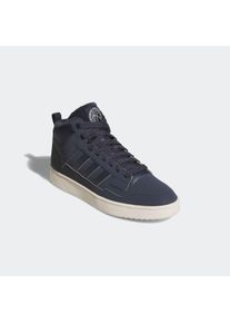 Winterboots adidas Sportswear "RAPID COURT MID WINTERIZED", Damen, Gr. 42,5, blau (shadow navy, legend ink, sanftes wei&szlig;), Synthetik, Schuhe Winterboots, Sneaker, Schn&uuml;rboots, Winterschuhe