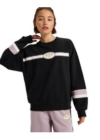 Sweatshirt Roxy "Essential Energy Timeless", Damen, Gr. XL, schwarz, Obermaterial: 100% Walkfrottier;, Sweatshirts Sweatshirt