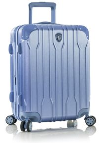 Hartschalen-Trolley Heys "Xtrak, in verschiedenen Farben und Gr&ouml;&szlig;en", Damen, Gr. B/H/T: 39cm x 53cm x 23cm 42 l, blau (icy blau), Polycarbonat-Verbundwerkstoff, festlich, Koffer Hartschalen-Trolley, Heys Handgep&auml;ck-Koffer TSA Schloss Volumenerweiterung