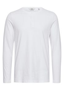 !Solid Langarmshirt SOLID "Langarmshirt SDVinton", Herren, Gr. XL, wei&szlig;, Obermaterial: 100% Baumwolle CO., Shirts Langarmshirt