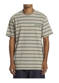 T-Shirt DC Shoes "Upstate", Herren, Gr. S, silber (silber lining upstate stripe), Obermaterial: 100% Walkfrottier;, Shirts T-Shirt