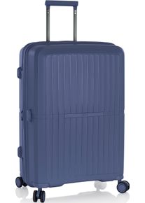 Hartschalen-Trolley Heys "AirLite, verschiedene Gr&ouml;&szlig;en und Farben", Damen, Gr. B/H/T: 46cm x 66cm x 28cm 82 l, blau, Polypropylen, Koffer Hartschalen-Trolley, Heys Hartschalen-Koffer TSA Schloss