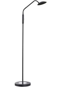 Fischer und Honsel FISCHER & HONSEL Stehlampe "Tallri", beige (sandschwarz), 1, H: 135cm, 1 Stk., Leuchten, langlebige LED, dimmbar, Stehlampe