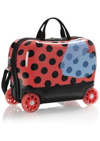 Kinderkoffer Heys "Kinderkoffer Heys Kids Ride-On Luggage, 16 cm", M&auml;dchen, Gr. B/H/T: 12,4cm x 16cm x 8,5cm 25 l, rot, Polycarbonat, mehrfarbig, festlich, Koffer Kinderkoffer, Heys Kindergep&auml;ck Kindertrolley Marienk&auml;fer