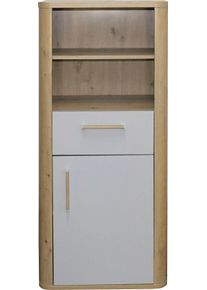 M&auml;usbacher Kommode M&Auml;USBACHER, asteiche, kreidegrau, B:55cm H:128cm T:41cm, Sideboards, Kommode