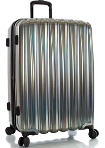 Hartschalen-Trolley Heys "Astro, verschiedene Gr&ouml;&szlig;en und Farben", Damen, Gr. B/H/T: 51cm x 76cm x 30cm 104 l, grau (charcoal), Polycarbonat-Verbundwerkstoff, festlich, Koffer Hartschalen-Trolley, Heys Reisegep&auml;ck TSA Schloss Volumenerweiterung