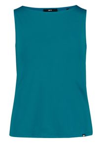 Shirttop Zero "Basic Shirt mit U-Boot-Ausschnitt", Damen, Gr. 44, blau (deep lagoon), Obermaterial: 47% Modal CMD. 47% Baumwolle CO. 6% Elasthan EL., Tops Shirttop