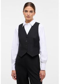 Anzugweste Eterna, Damen, Gr. 42_D, schwarz, 4% Elasthan, 43% Polyester, 53% Schurwolle, Westen Anzugweste