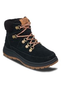 Bootsschuh Roxy "Alyah", Damen, Gr. 11(42), schwarz, Obermaterial:Obermaterial: 82% Leder / 16% Microfaser, 2% Metall, Futter: 100% Microfaser, Laufsohle: 100% Gummi;, Schuhe Bootsschuh