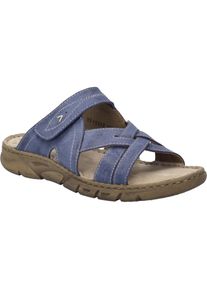 Sandale Josef Seibel "Brenda 10, dunkelblau", Damen, Gr. 39, blau (dunkelblau), Obermaterial: 100% Rindsleder Leather cow., Schuhe Sandale