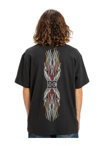 T-Shirt DC Shoes "Burn Out", Herren, Gr. L, schwarz, Obermaterial: 75% Walkfrottier, 25% Walkfrottier;, Shirts T-Shirt