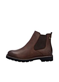 Chelseaboots Remonte, Damen, Gr. 42, braun (nuss), Elastischer Einsatz, Leder, unifarben, Schuhe Chelseaboots, Winterstiefelette, Klassik-Boots mit wasserabweisender TEX-Membran