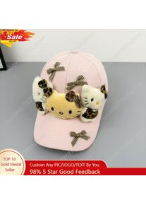 Officially Licensed Hello Kitty 2026 Adorable Bow Face Visor Cap- Breathable for All Seasons Snapback Closure for Sport