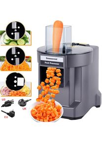 Commercial Vegetable Chopper 3 in1 Multifunctional Electric Cutting Machine Carrot Potato Slice Shred Diced Food Processor