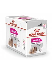 Royal Canin Exigent Wet dog food P&acirc;t&eacute; 12x85 g