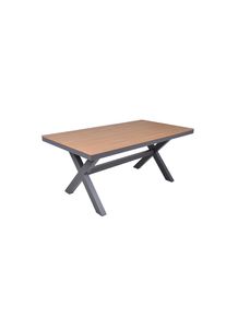 Gartentisch Silea Anthrazit/Braun ca.173x93x75cm