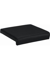 CARRYHOME Sitzkissen, Schwarz, Textil, F&uuml;llung: Schaumstoff, 40x5x38 cm, Heimtextilien, Wohntextilien, Sitzkissen