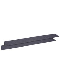 Bierbankauflage, Anthrazit, Textil, Uni, F&uuml;llung: Schaumstoff, 220x4x25 cm, Oeko-Tex&reg; Standard 100, pflegeleicht, Gummib&auml;nder, Heimtextilien, Wohntextilien, Kissen, Zierkissen