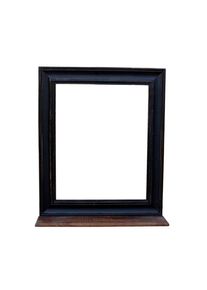 Mid.you , Schwarz , Holz, Glas, Holzwerkstoff , Mangoholz,Mangoholz , massiv,massiv , quadratisch , 68x79x10 cm , Ablage ,