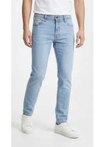 Jack & Jones Slim-fit-Jeans JACK & JONES "JJIGLENN JJFELIX AM 446 NOOS", Herren, Gr. 36, L&auml;nge 32, light blau denim, Denim/Jeans, Obermaterial: 99% Baumwolle, 1% Elasthan, clean, slim fit lang, Jeans Slim-fit-Jeans, Baumwollmischung, slim fit