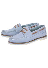 Schn&uuml;rschuh Sioux "Nakimba-700", Damen, Gr. 40 (UK 6 1/2), blau (hellblau), Obermaterial: 100% Rindnubukleder CNU. 100% Gummi rubber., Schuhe Schn&uuml;rschuh