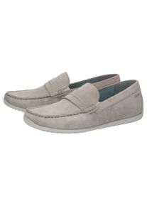 Slipper Sioux "Rodimiro-701", Herren, Gr. 48 (UK 12 1/2), grau, Obermaterial: 100% Kalbsveloursleder CAVL. 100% Gummi rubber., Schuhe Slipper