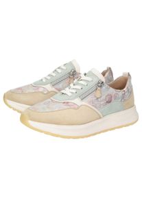 Sneaker Sioux "Sunivla-702-J", Damen, Gr. 36 (UK 3 1/2), beige, Obermaterial: 50% Lammveloursleder LAVL. 50% Ziegenveloursleder GOVL. 100% Gummi rubber., Schuhe Sneaker