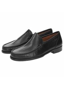 Slipper Sioux "Carol", Herren, Gr. 50.5 (UK 15), schwarz, Obermaterial: 100% Lammnappaleder LANA. 50% Rindsleder Leather cow. 50% Gummi rubber., Schuhe Slipper