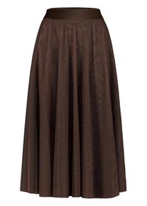 T&uuml;llrock Zero "T&uuml;llrock mit elastischem Bund", Damen, Gr. 44, braun (chocolate plum), Einsatz: 100% Polyester PES., R&ouml;cke T&uuml;llrock