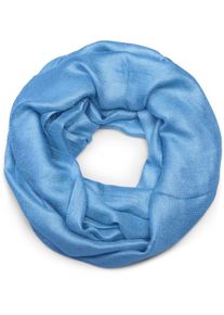 Loop styleBREAKER "Seidiger Einfarbiger Loop", Damen, blau, Obermaterial: 100% Viskose CV., Modisch, Modet&uuml;cher Loop