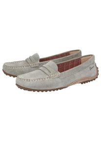 Slipper Sioux "Cacciola", Damen, Gr. 42.5 (UK 8 1/2), grau, Obermaterial: 100% Kalbsveloursleder CAVL. 100% Gummi rubber., Schuhe Slipper