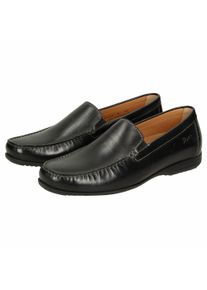 Slipper Sioux "Gion-XL", Herren, Gr. 49,5 (UK 14), schwarz, Obermaterial: 100% Kalbsleder CAL. 100% Gummi rubber., Schuhe Slipper