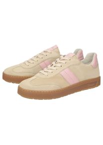 Sneaker Sioux "Tedroso-DA-717", Damen, Gr. 37 (UK 4), beige, Obermaterial: 50% Kalbsveloursleder CAVL. 50% Lammnappaleder LANA. 100% Gummi rubber., Schuhe Sneaker
