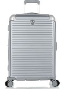 Hartschalen-Trolley Heys "Cruze, verschiedene Gr&ouml;&szlig;en und Farben", Damen, Gr. B/H/T: 45cm x 66cm x 26cm 65 l, silber, Polycarbonat, festlich, Koffer Hartschalen-Trolley, Heys Reisegep&auml;ck TSA Schloss Volumenerweiterung