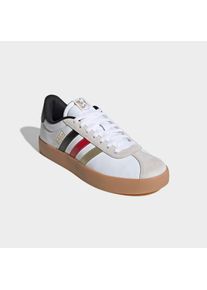Sneaker adidas Sportswear "VL COURT 3.0", Herren, Gr. 46, cloud wei&szlig;, core schwarz, gold metallic, Leder, Synthetik, Textil, Schuhe Sneaker, World Cup Nations Pack