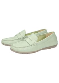 Slipper Sioux "Carmona-700", Damen, Gr. 36 (UK 3 1/2), gr&uuml;n, Obermaterial: 100% Ziegenleder goatskin. 100% Gummi rubber., Schuhe Slipper