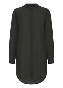 Langarmbluse Ichi "Langarm IHCELLANI", Damen, Gr. 44, schwarz, Obermaterial: 100% Polyester PES., Blusen Langarmbluse