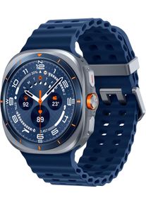 Smartwatch Samsung "Galaxy Watch Ultra (2025)", blau (blau, titanium blau), Smartwatches, 47, 4G (LTE), Smartwatch