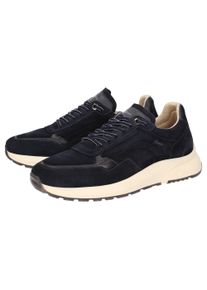 Sneaker Sioux "Kavikano-700", Herren, Gr. 45 (UK 10 1/2), blau (dunkelblau), Obermaterial: 50% Kalbsveloursleder CAVL. 50% Kalbsleder CAL. 100% Gummi rubber., Schuhe Sneaker