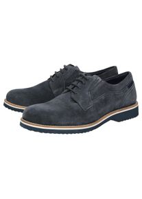 Schn&uuml;rschuh Sioux "Dilip-716-H", Herren, Gr. 47 (UK 12), blau (dunkelblau), Obermaterial: 100% Kalbsveloursleder CAVL. 100% Gummi rubber., Schuhe Schn&uuml;rschuh