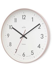 Wanduhr CHRISTOFFEL "Wanduhr Acctim", wei&szlig; (wei&szlig;, mokka), Wanduhren, Wanduhr