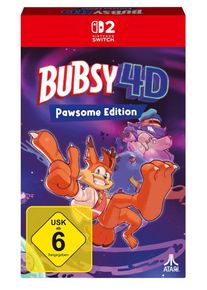 Atari Spielesoftware "Bubsy 4D Pawsome Edition", ohne farbbezeichnung, Nintendo Switch 2, Spielesoftware, Spielesoftware