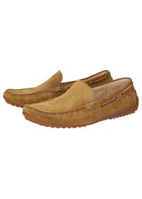 Slipper Sioux "Callimo", Herren, Gr. 44.5 (UK 10), braun, Obermaterial: 50% Kalbsveloursleder CAVL. 50% Kalbsnappaleder CANA. 100% Gummi rubber., Schuhe Slipper