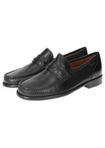 Slipper Sioux "Como", Herren, Gr. 49 (UK 13 1/2), schwarz, Obermaterial: 100% Lammnappaleder LANA. 50% Rindsleder Leather cow. 50% Gummi rubber., Schuhe Slipper