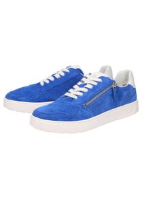 Sneaker Sioux "Tedroso-DA-712", Damen, Gr. 39 (UK 5 1/2), blau, Obermaterial: 100% Kalbsveloursleder CAVL. 100% Gummi rubber., Schuhe Sneaker
