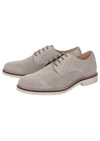 Schn&uuml;rschuh Sioux "Encanio-716", Herren, Gr. 44 (UK 9 1/2), grau, Obermaterial: 100% Kalbsveloursleder CAVL. 100% Gummi rubber., Schuhe Schn&uuml;rschuh