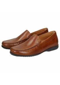 Slipper Sioux "Gion-XL", Herren, Gr. 50.5 (UK 15), braun, Obermaterial: 100% Kalbsleder CAL. 100% Gummi rubber., Schuhe Slipper