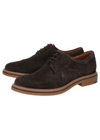 Schn&uuml;rschuh Sioux "Encanio-712", Herren, Gr. 41.5 (UK 7 1/2), braun (dunkelbraun), Obermaterial: 100% Kalbsveloursleder CAVL. 100% Gummi rubber., Schuhe Schn&uuml;rschuh